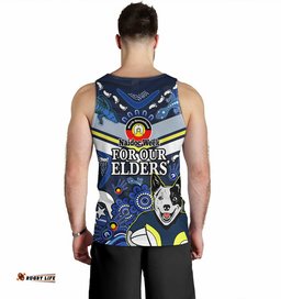 Australia North Queensland Naidoc Week Custom Men Tank Top - For Our Elders Home Jersey Tank Top