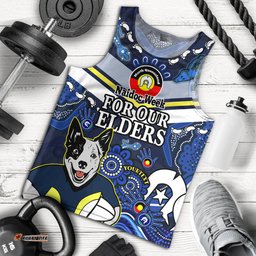 Australia North Queensland Naidoc Week Custom Men Tank Top - For Our Elders Home Jersey Tank Top