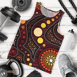 Aboriginal Men's Tank Top - Aboriginal Art Ver01