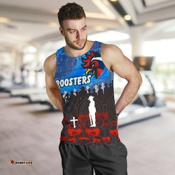 Sydney Roosters Aboriginal Men Tank Top Prairie Style