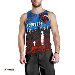 Sydney Roosters Aboriginal Men Tank Top Prairie Style