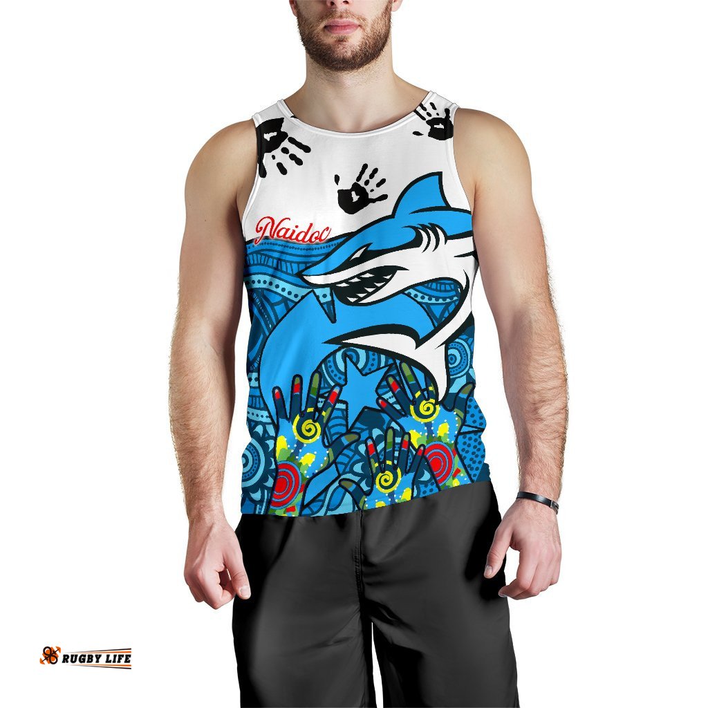 Sharks Naidoc Week Men Tank Top Cronulla