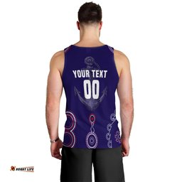 (Custom Personalised) Freo Men's Tank Top Aboriginal Simple Style