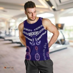 (Custom Personalised) Freo Men's Tank Top Aboriginal Simple Style