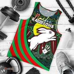 (Custom Personalised) Rabbitohs Naidoc Week Men's Tank Top Indigenous Version Special