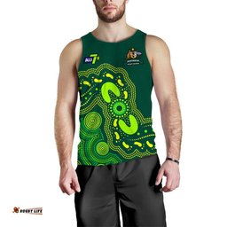 Australia Rugby Sevens Men Tank Top Aboriginal