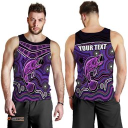 (Custom Personalised) Fishing Aboriginal Men Tank Top No.5