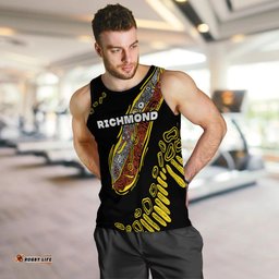 (Custom Personalised) Richmond Men Tank Top Aboriginal Sport Style