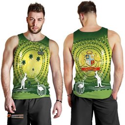 Cricket Australia Men Tank Top Cricket Aboriginal Vibe