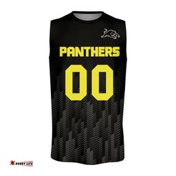 Penrith Panthers Men's Oneck Tank Top Logo Sport Ombre - NRL