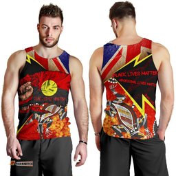 Men's Tank Top - Aboriginal Lives Matter & Black Lives Matter