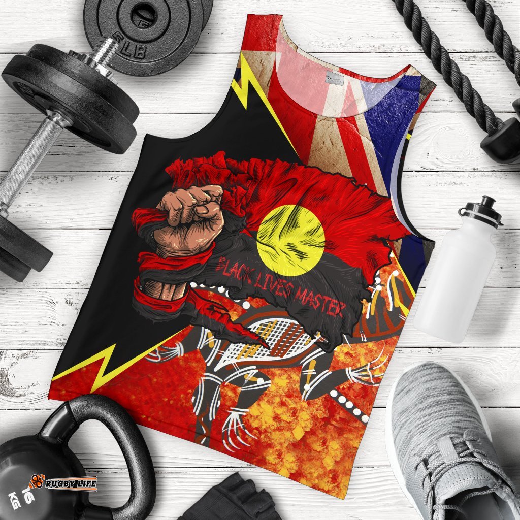 Men's Tank Top - Aboriginal Lives Matter & Black Lives Matter