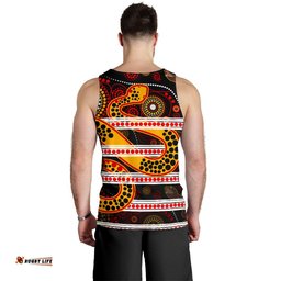Parramatta Eels Men's Tank Top Tribal Style Black