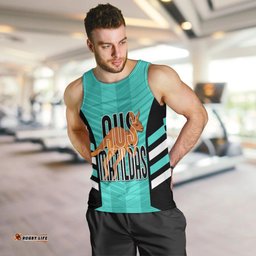 Custom Australia Soccer Men Tank Top Go Matildas Dynamic - Turquoise