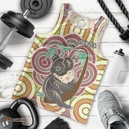 Personalised Australia Koala Men Tank Top Aboriginal