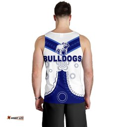 Canterbury-Bankstown Bulldogs Men's Tank Top Simple Indigenous