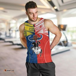 NRL Cowboys Combine Dragon Rugby Men Tank Top Sporty Style