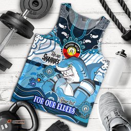 Australia Sutherland and Cronulla Naidoc Week Custom Men Tank Top - For Our Elders Home Jersey Tank Top