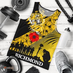 Richmond Tigers Men's Tank Top Lest We Forget