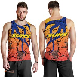 Gold Coast Zip Men Tank Top Suns Origin Indigenous