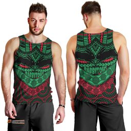 Rabbitohs Rugby Men Tank Top Polynesian and Aboriginal Special Version