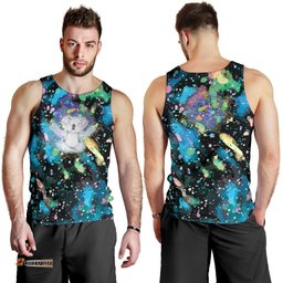 Men Tank Top - Koala Mens Tank Meditating