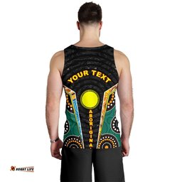 (Custom)Men's Tank Top - Aboriginal Lives Matter Style Tornado