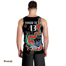 (Custom Text and Number) Rabbitohs Men Tank Top Go The Bunnies Aboriginal