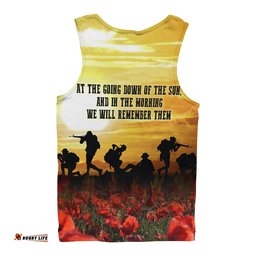 Anzac Men's Tank Top - Australian and New Zealand Army Corps