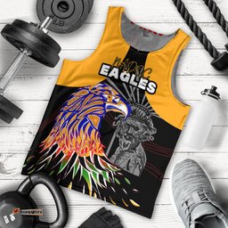 (Custom Personalised) West Coast Eagles NAIDOC Week Men's Tank Top Aboriginal Special Version