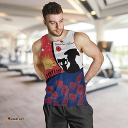 Anzac Day Men's Tank Top - We will remember Them