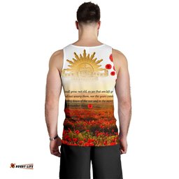Anzac Day Men's Tank Top - We Will Remember Them