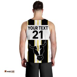 (Custom Personalised) Macarthur Soccer Men Tank Top Bulls Mascot