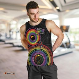 Personalised Australia LGBT Men Tank Top You Are Exactly Who You Should Be Aboriginal Style