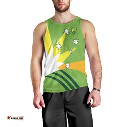Cricket Australia Men Tank Top Proud Aussie Aboriginal