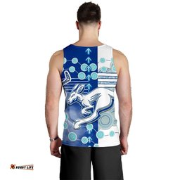 Melbourne Kangaroos Men Tank Top Indigenous North - Roos