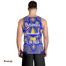 Laramba Cowboys Football Club Men Tank Top Indigenous Vibes