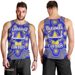 Laramba Cowboys Football Club Men Tank Top Indigenous Vibes