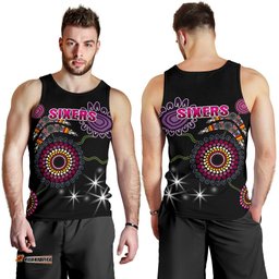 Sydney Men Tank Top Sixers Indigenous - Black