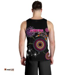 Sydney Men Tank Top Sixers Indigenous - Black