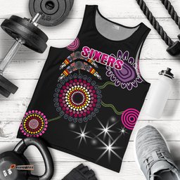Sydney Men Tank Top Sixers Indigenous - Black