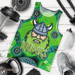 Canberra Men Tank Top Raiders Viking Indigenous