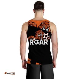 Brisbane Roar Soccer Men Tank Top The Roar Mascot