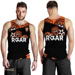 Brisbane Roar Soccer Men Tank Top The Roar Mascot