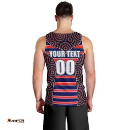 AFL - Demons Men Tank Top Mix Dot Aboriginal