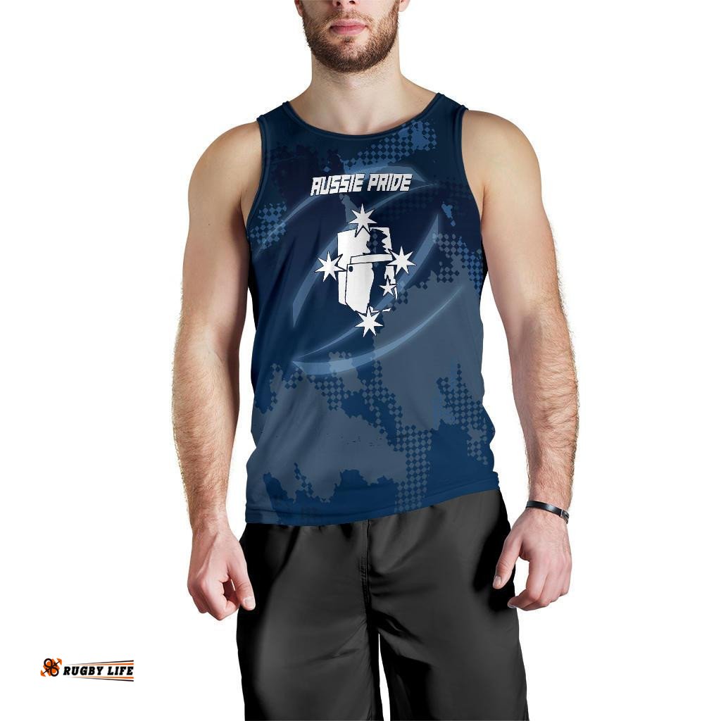 Men Tank Top - Australian Coat Of Arms Mens Tank Aussie Pride