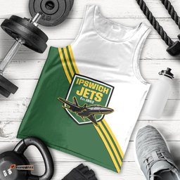 Personalised Australia Rugby Men Tank Top Ipswich Jets Est 1982 Sporty Style
