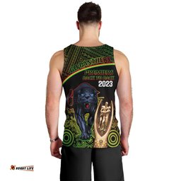 Panthers Rugby Men Tank Top Go Premiers Back To Back Polynesian Indigenous Art