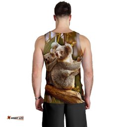 Men's Tank Top - Australian Koala Mens Tank 3D Koala