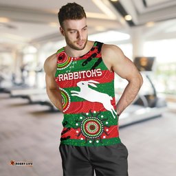 Naidoc Rabbitohs Men Tank Top Aboriginal Vibes